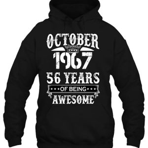 Cute October 1967 56 Years Of Being Awesome Birthday Costume 3