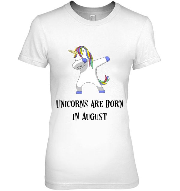 Dabbing Unicorns Are Born In August Kids Birthday Party