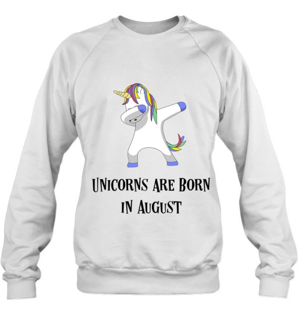 Dabbing Unicorns Are Born In August Kids Birthday Party