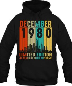 December 1980 Limited Edition 42 Years Of Being Awesome 3