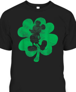 Disney Mickey Shamrock St Patricks Day T Shirt 1