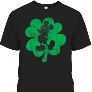 Disney Mickey Shamrock St Patrick’s Day T-Shirt