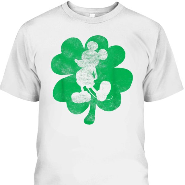 Disney Mickey Shamrock St Patrick’s Day T-Shirt
