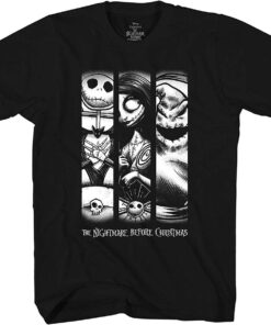 Disney Nightmare Before Christmas Jack Sally Oogie Boogie T Shirt 1