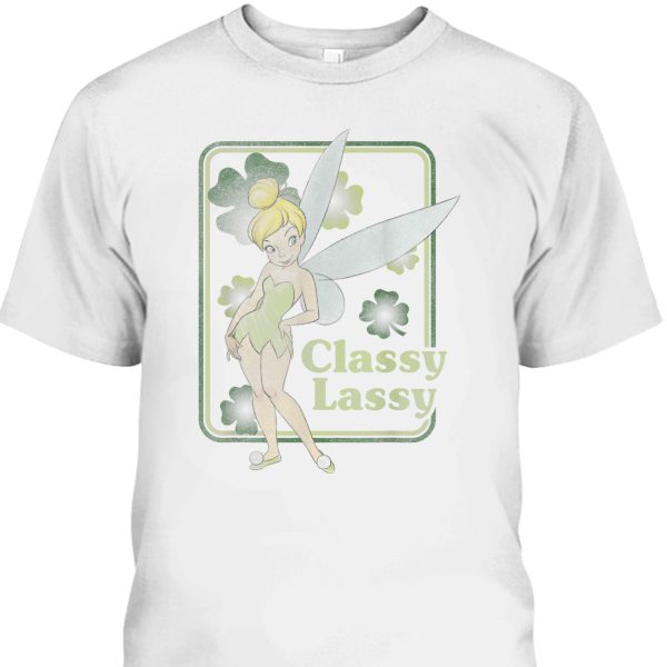 Disney Peter Pan Tinker Bell St Patrick’s Day Classy Lassy T-Shirt