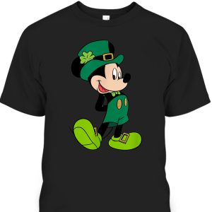 Disney St Patrick’s Day T-Shirt Mickey Leprechaun Green