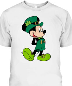 Disney St Patrick's Day T-Shirt Mickey Leprechaun Green 1 Disney St Patricks Day T Shirt Mickey Leprechaun Green 2