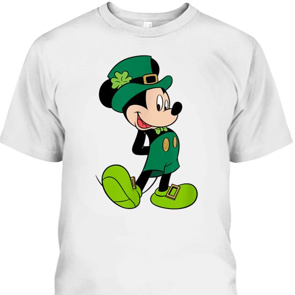Disney St Patrick’s Day T-Shirt Mickey Leprechaun Green
