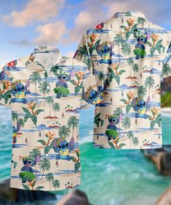 Disney Stitch Hawaiian Shirt Cool Gift For Beach Lovers 1
