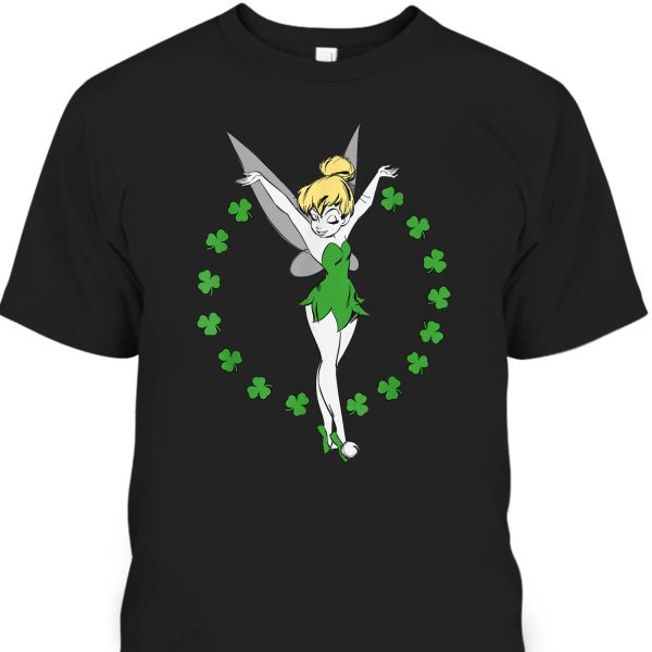 Disney Tinker Bell Ring Of Shamrocks St Patrick’s Day T-Shirt