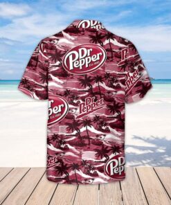 DrPepper Beer Hawaiian Shirt Island Pattern Gift For Beach Holiday 3