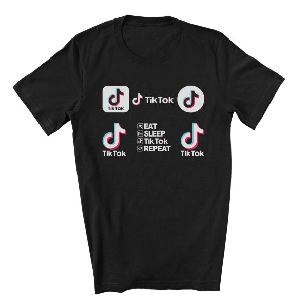 Eat Sleep TikTok Repeat T-Shirt