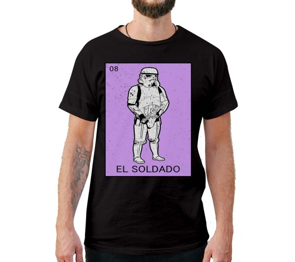 El Soldado Loteria Card Style T-Shirt