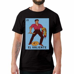 El Valiente Loteria Card Style T-Shirt