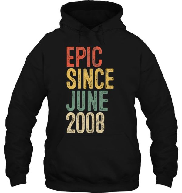 Epic Since June 2008 Kids 14Th Birthday 14 Years Old