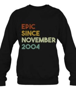 Epic Since November 2004 18Th Birthday Gift 18 Years Old 4