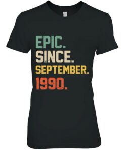 Epic Since September 1990 Shirt 32 Years Old 32Nd Birthday 2