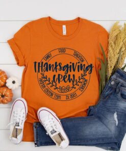 Family Thanksgiving Crew T Shirt 1