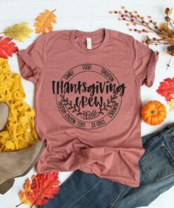 Family Thanksgiving Crew T Shirt 2