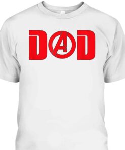 Fathers Day T Shirt Avengers Dad Gift For Marvel Fans 2
