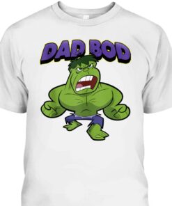 Fathers Day T Shirt Hulk Dad Bod Gift For Marvel Fans 2