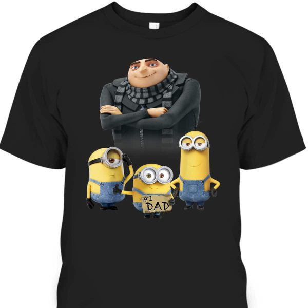 Father’s Day T-Shirt Minions Funny Gift For Dad