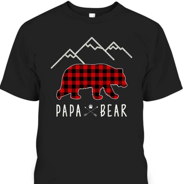 Father’s Day T-Shirt Papa Bear Cool Gift For Dad