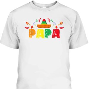 Father’s Day T-Shirt Papa Best Gift For Dad From Daughter