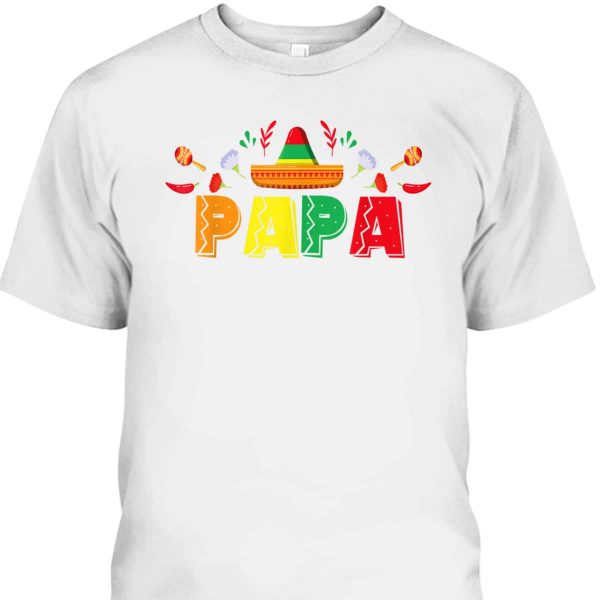 Father’s Day T-Shirt Papa Best Gift For Dad From Daughter