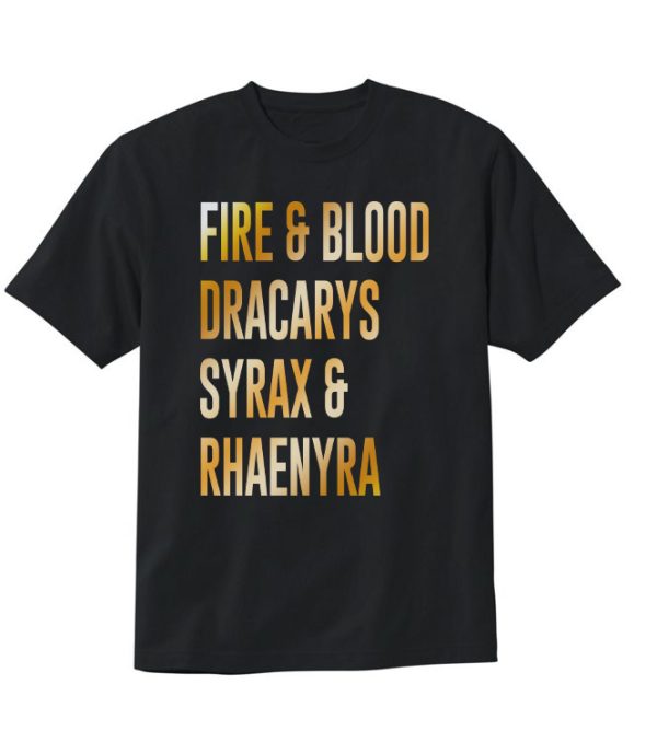 Fire & Blood GOT T-Shirt
