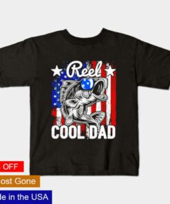 Fishing reel cool Dad shirt 1