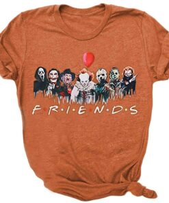 Friends Halloween Funny Novelty Horror T-Shirt 1 Friends Halloween Funny Novelty Horror T Shirt 2