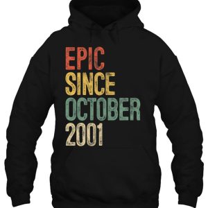 Fun Epic Since October 2001 22Nd Birthday Gift 22 Years Old 3