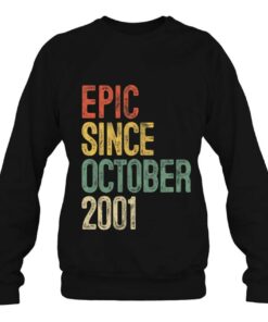 Fun Epic Since October 2001 22Nd Birthday Gift 22 Years Old 4