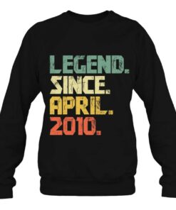 Funny 12 Years Old Shirt Boys Girls Legend Since April 2010 Birthday 2 Funny 12 Years Old Shirt Boys Girls Legend Since April 2010 Birthday 3