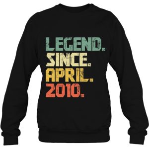 Funny 12 Years Old Shirt Boys Girls Legend Since April 2010 Birthday 3