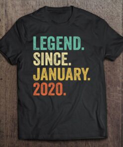 Funny 3 Years Old Legend Since January 2020 3Rd Birthday 1