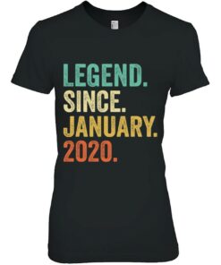 Funny 3 Years Old Legend Since January 2020 3Rd Birthday 2