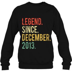 Funny 8 Years Old Shirt Gift Legend Since December 2013 Vintage 4