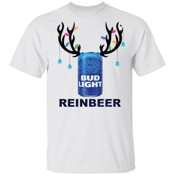 Funny Bud Light T-Shirt Reinbeer