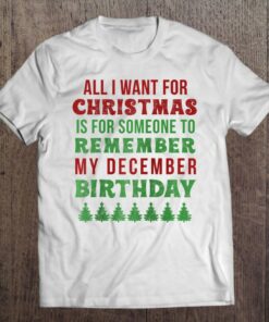 Funny December Birthday Gift Idea Remember My December Bday Raglan Baseball 1