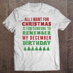 Funny December Birthday Gift Idea Remember My December Bday Raglan Baseball