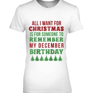 Funny December Birthday Gift Idea Remember My December Bday Raglan Baseball