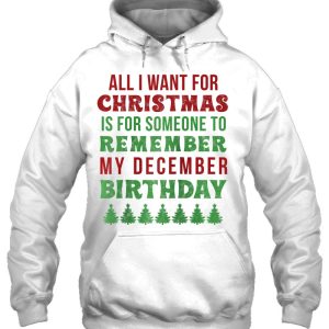 Funny December Birthday Gift Idea Remember My December Bday Raglan Baseball 3