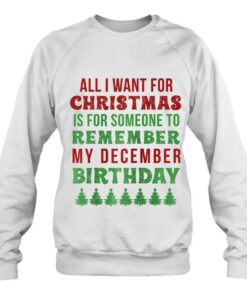 Funny December Birthday Gift Idea Remember My December Bday Raglan Baseball 4