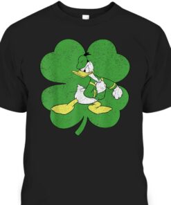 Funny Disney Donald Duck Shamrock St Patricks Day T Shirt 1