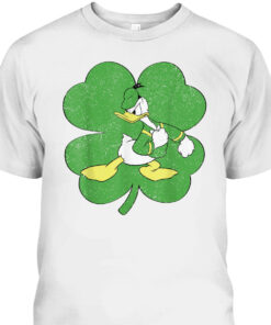 Funny Disney Donald Duck Shamrock St Patrick's Day T-Shirt 1 Funny Disney Donald Duck Shamrock St Patricks Day T Shirt 2
