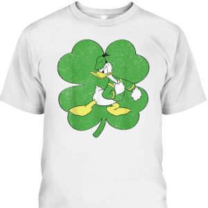 Funny Disney Donald Duck Shamrock St Patrick’s Day T-Shirt