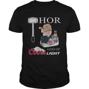 Funny Fat Thor God Of Coors Light Beer T-Shirt