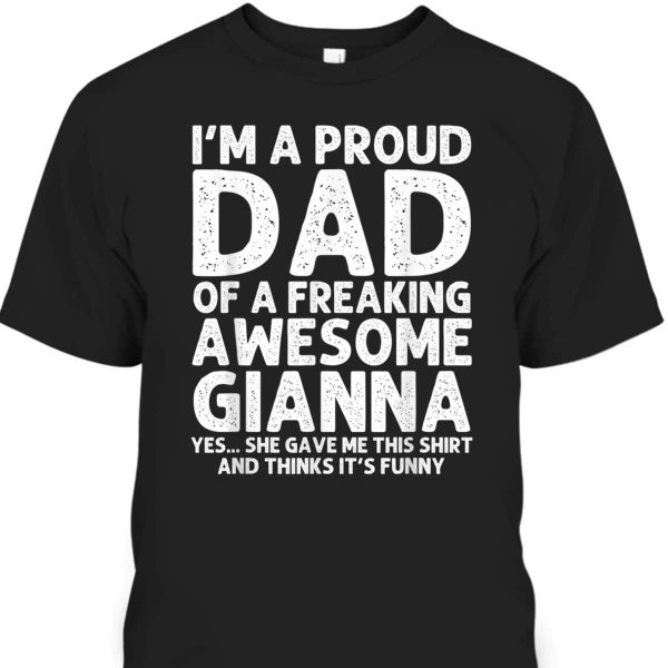Funny Father’s Day T-Shirt Father-In-Law Gift From Daughter-In-Law